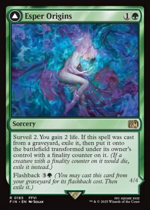 Esper Origins // Summon: Esper Maduin<br /><span class="collector-number">Collector No. 185</span>