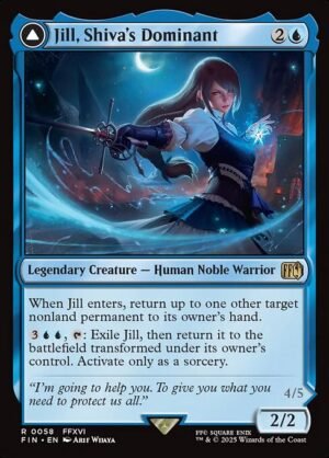 Jill, Shiva's Dominant // Shiva, Warden of Ice<br /><span class="collector-number">Collector No. 58</span>