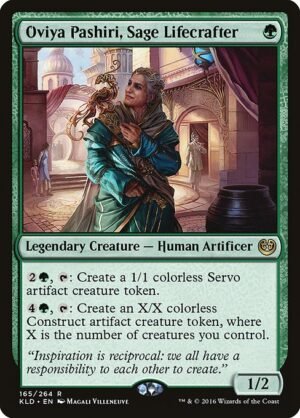 Oviya Pashiri, Sage Lifecrafter<br /><span class="collector-number">Collector No. 165</span>