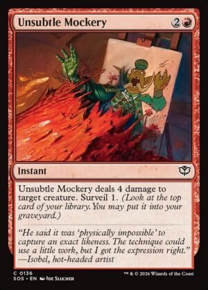 Unsubtle Mockery<br /><span class="collector-number">Collector No. 136</span>