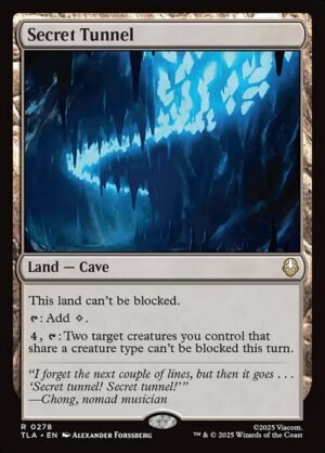 Secret Tunnel<br /><span class="collector-number">Collector No. 278</span>