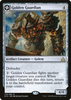 Golden Guardian // Gold-Forge Garrison<br /><span class="collector-number">Collector No. 179</span>