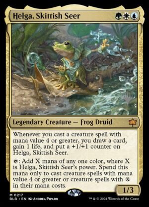 Helga, Skittish Seer<br /><span class="collector-number">Collector No. 217p</span>