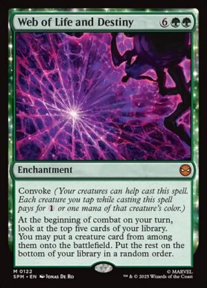 Web of Life and Destiny - Foil<br /><span class="collector-number">Collector No. 122</span>