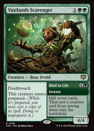 Vastlands Scavenger // Bind to Life<br /><span class="collector-number">Collector No. 166</span>