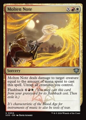 Molten Note<br /><span class="collector-number">Collector No. 204</span>