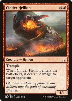 Cinder Hellion<br /><span class="collector-number">Collector No. 105</span>