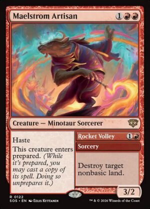 Maelstrom Artisan // Rocket Volley<br /><span class="collector-number">Collector No. 122</span>