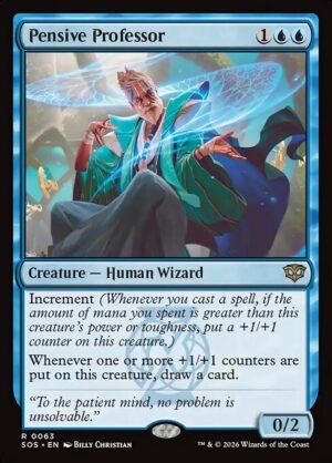 Pensive Professor - Foil<br /><span class="collector-number">Collector No. 63</span>