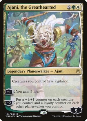 Ajani, the Greathearted<br /><span class="collector-number">Collector No. 184</span>