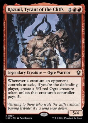 Kazuul, Tyrant of the Cliffs<br /><span class="collector-number">Collector No. 157</span>