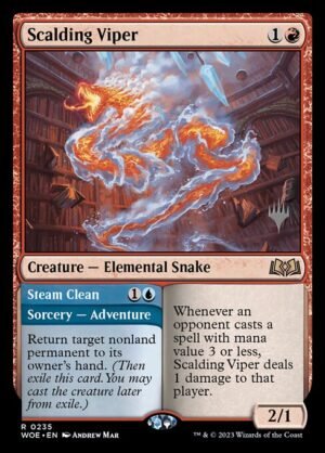 Scalding Viper // Steam Clean<br /><span class="collector-number">Collector No. 235p</span>