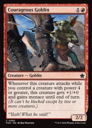 Courageous Goblin<br /><span class="collector-number">Collector No. 82</span>