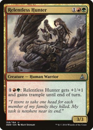 Relentless Hunter<br /><span class="collector-number">Collector No. 158</span>