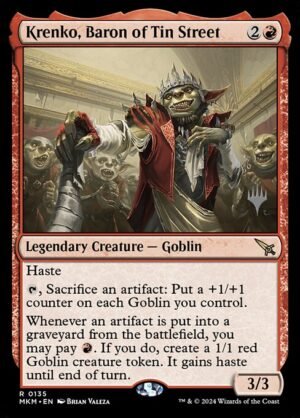 Krenko, Baron of Tin Street<br /><span class="collector-number">Collector No. 135p</span>