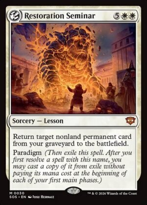 Restoration Seminar<br /><span class="collector-number">Collector No. 30</span>