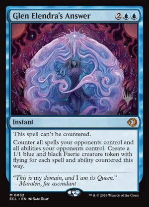 Glen Elendra's Answer<br /><span class="collector-number">Collector No. 52p</span>