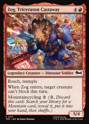 Zog, Triceraton Castaway - Foil<br /><span class="collector-number">Collector No. 111</span>