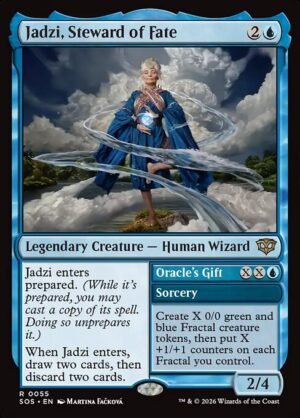 Jadzi, Steward of Fate // Oracle's Gift<br /><span class="collector-number">Collector No. 55</span>