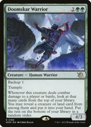 Doomskar Warrior<br /><span class="collector-number">Collector No. 185</span>