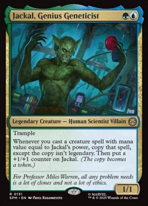Jackal, Genius Geneticist<br /><span class="collector-number">Collector No. 131</span>
