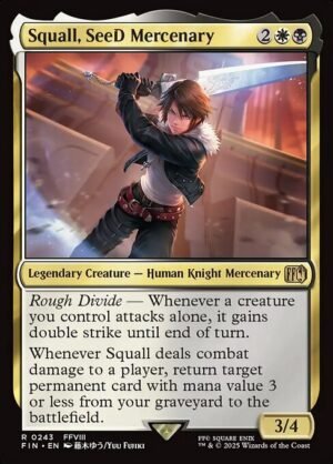 Squall, SeeD Mercenary<br /><span class="collector-number">Collector No. 243</span>