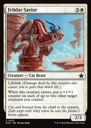 Felidar Savior - Foil<br /><span class="collector-number">Collector No. 12</span>