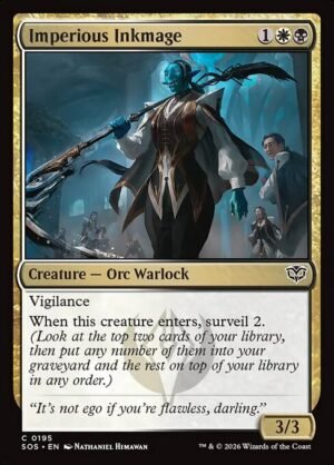 Imperious Inkmage<br /><span class="collector-number">Collector No. 195</span>