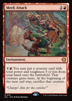 Meek Attack<br /><span class="collector-number">Collector No. 151p</span>