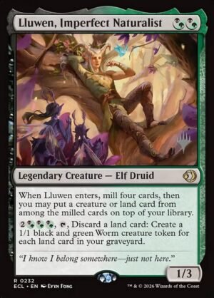 Lluwen, Imperfect Naturalist<br /><span class="collector-number">Collector No. 232p</span>