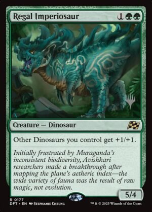 Regal Imperiosaur - Foil<br /><span class="collector-number">Collector No. 177p</span>