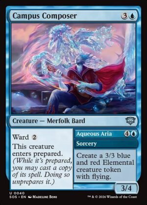 Campus Composer // Aqueous Aria<br /><span class="collector-number">Collector No. 40</span>