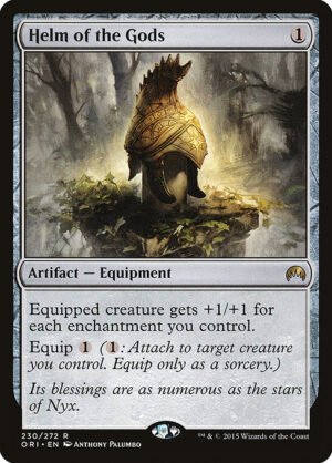 Helm of the Gods<br /><span class="collector-number">Collector No. 230</span>