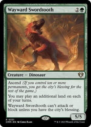 Wayward Swordtooth<br /><span class="collector-number">Collector No. 331</span>