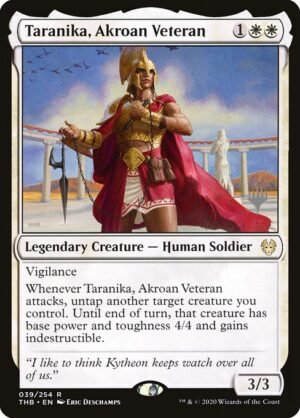 Taranika, Akroan Veteran<br /><span class="collector-number">Collector No. 39p</span>