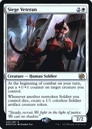 Siege Veteran - Foil<br /><span class="collector-number">Collector No. 25s</span>