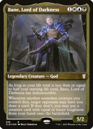 Bane, Lord of Darkness - Etched<br /><span class="collector-number">Collector No. 526</span>