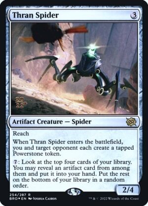Thran Spider - Foil<br /><span class="collector-number">Collector No. 254s</span>