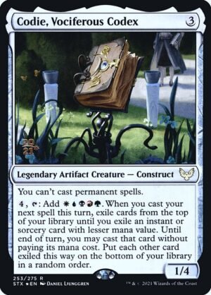 Codie, Vociferous Codex - Foil<br /><span class="collector-number">Collector No. 253s</span>