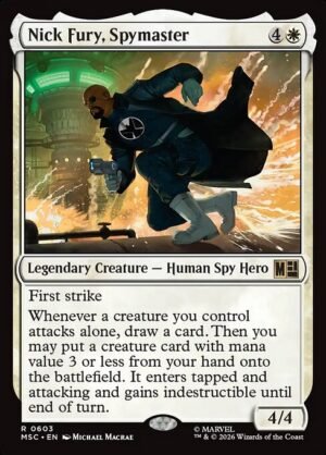 Nick Fury, Spymaster - Foil<br /><span class="collector-number">Collector No. 603</span>
