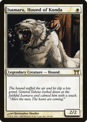 Isamaru, Hound of Konda<br /><span class="collector-number">Collector No. 19</span>