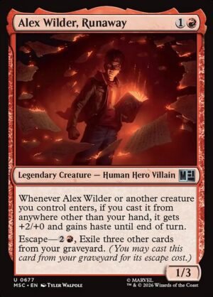 Alex Wilder, Runaway - Foil<br /><span class="collector-number">Collector No. 677</span>