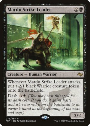 Mardu Strike Leader<br /><span class="collector-number">Collector No. 75</span>